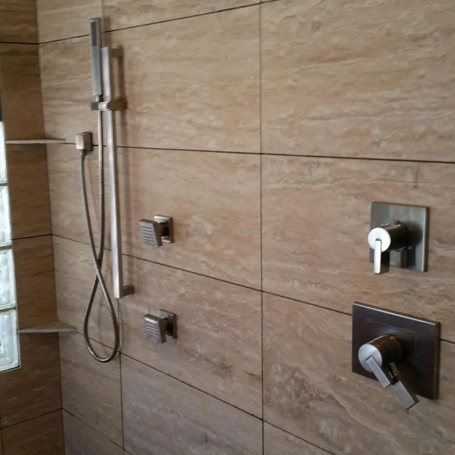 Shower fixture installation for Water Heater Replacement in Waterbury
